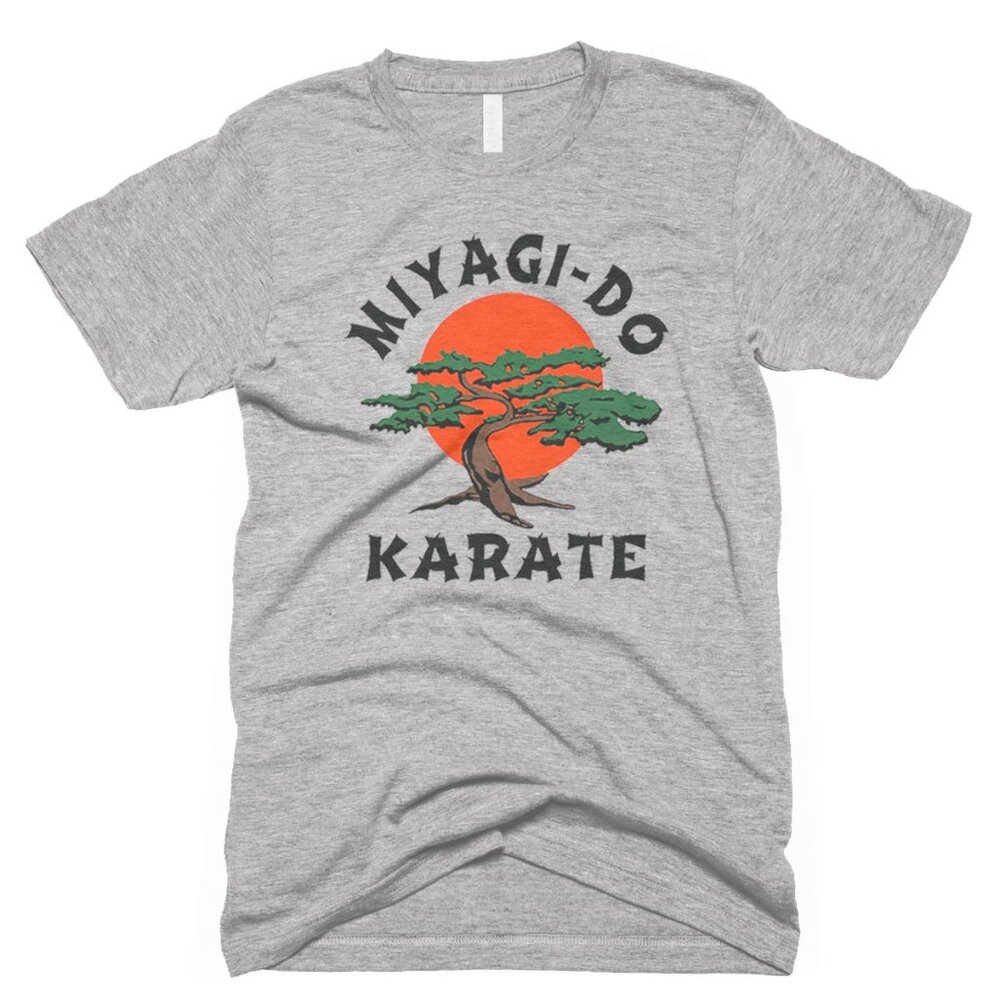 Miyagi-Do Karate T-Shirt Karate Kid Tshirt 80s Movie Shirts Bonsai Plant Shirt